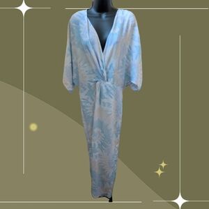 ✨ Lezat Tye Dye Midi Dolman Dress Size L